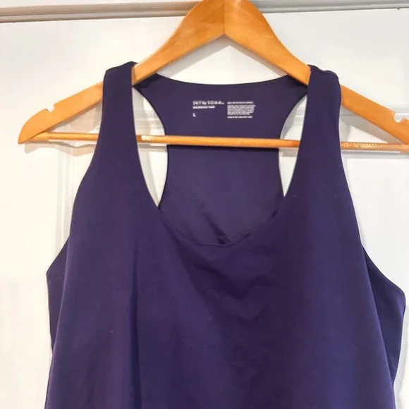 24/7 by Soma Racerback Tank Top‎ Navy Blue Women's Large Athleisure - Picture 5 of 6
